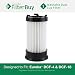 FilterBuy Eureka DCF-4 (DCF4) DCF-18 (DCF18) & GE DCF-1 (DCF1) Washable and Reusable Compatible Dust Cup Filter. Designed by to Replace Eureka Part # 62132. primary