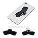 Noble Ultra Slim and Flat Reading Glasses Thin and Flexible Rimless (3 Pack) with 3 Wallet Mini Card Holder and 1 Silicone Stick On Portable Cell Phone Case for Men and Women (1.50 Strength)