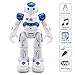 WEECOC Smart Robot Toys Gesture Control Remote Control Robot Kids Toys Birthday Can Singing Dancing Speaking Two Walking Models (White)thumb 2