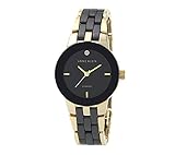 Anne Klein Goldtone And Black Ceramic Bracelet Watch