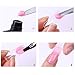 ECBASKET 500 PCS Stiletto False Nails Short Acrylic Nail Tips 10 sizes Full Coverage Fake Nails (100PCS Nail Forms)