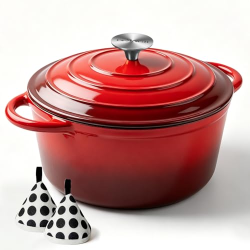 Enameled Cast Iron Dutch Oven Lid