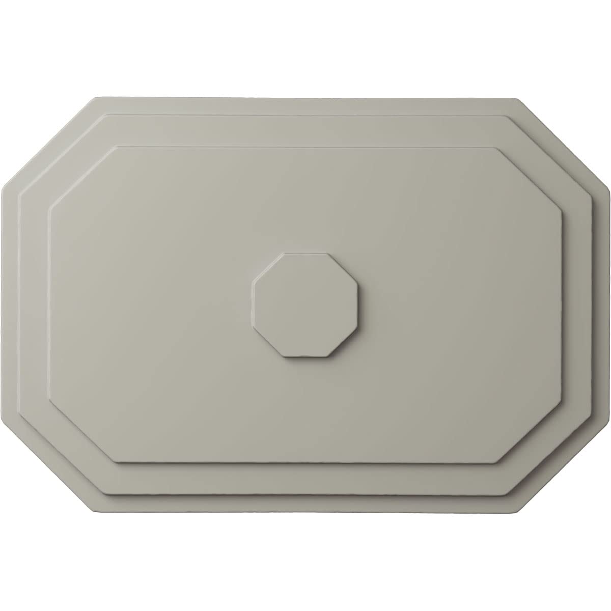 Photo 1 of 25 1/4"W x 17 1/4"H x 1 3/4"P Felix Ceiling Medallion, Hand-Painted Pot of Cream