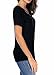 CPOKRTTWSO Criss Cross Front Deep V-Neck Long/Short Sleeve Shirt Women Tees Tops