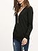 ROMWE Women's Zipper V-Neck Sweatshirt