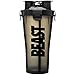 Hydra Cup - 36oz High Performance Dual Shaker Bottle, 14oz + 22oz, Leak Proof, Awesome Colors, Patented PRE + Protein Shaker Cup, Save Time & Be Prepared (Pack of 1, Beast)