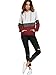 DIDK Women's Hoodies Long Sleeve Splice 3 Color Hooded Sweatshirt