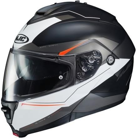 HJC IS-Max II Magma Helmet, Black/White, XXX-Large