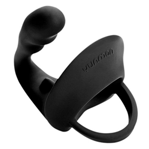 FST Erection Enhancing Cock Ring and Anal Plug Combo, Male Anal Silicone Sex Toy, Stimulate Prostate Achieve Incredible Orgasms, Black