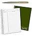 Ampad Gold Fiber Classic Project Planner, 6 Pack Bundle with a Plexon Rollerball Pen