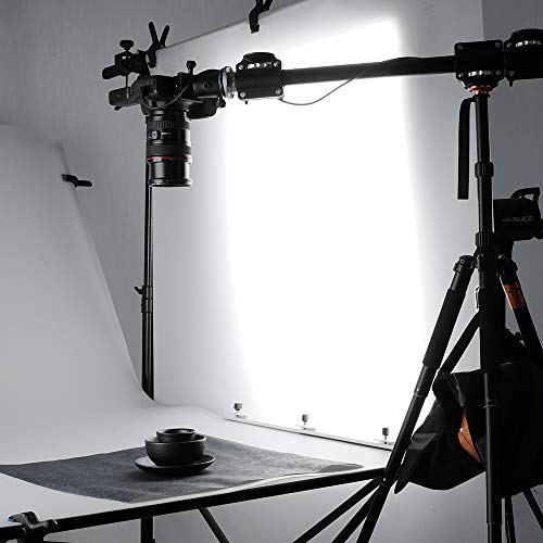 Aluminum 3/8 Screw Support Tripod Arm Rock Solid Cross Bar Side Arm for 4 Heads Head Professional Photography Studio Fixtures