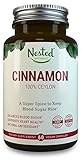 CEYLON CINNAMON 1200mg | 60 Caps | 100% True Cinnamon from India - Maintain Healthy Blood Sugar Levels, Support Normal Inflammation, Joint Mobility & Cardiovascular Health | Natural Vegan Supplements