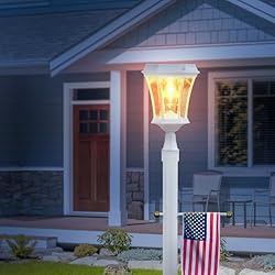 Design House Traditional Outdoor Lamp Post with
