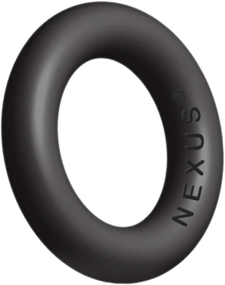 Nexus Enduro Thick Silicone Super Stretchy Cock Ring, Black