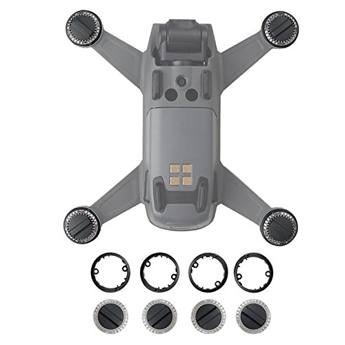 O'woda 4 Sets LED Light Cover Protection Cap Lamp Replacement Shell for DJI Spark Spare Part (LED Light Cover)