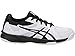 ASICS Kid's Upcourt 3 Grade School Volleyball Shoes, 3.5, White/Black