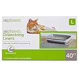 SO PHRESH Drawstring Cat Litter Box Liners 17