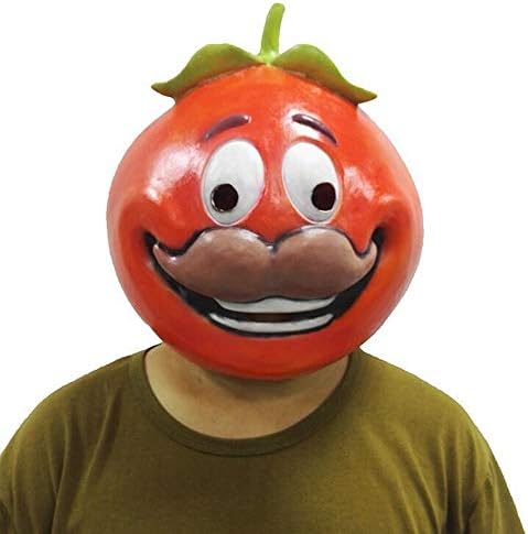 SAILORMJY Halloween Mask, Halloween Cosplay Costume Mask Funny Accessories Masquerade Latex Mask Carnival Party Mardi Tomato Mask