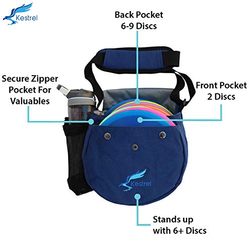Kestrel Discs Golf Pro Set 3 Disc Pro Pack Bundle + Bag Disc Golf