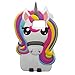 Rainbow Unicorn Samsung Galaxy S7 Case,Awin 3D Cute Cartoon Rainbow Unicorn Horse Animal Soft Silicone Rubber Case for Samsung Galaxy S7