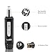 Nose Hair Trimmer 2 in 1 Nose Sideburn Trimmer Painless Trimming Water Resistant Dual Edge Blades Stainless Steel with LED Light for Men Women(2 packs)