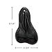 United Pacific 70145 Large Solid Color Rubber Ball, Black