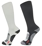 LIN 2 Pairs 8-15 mmHG Graduated Compression Socks