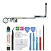 OmniRepairs Home Button Flex Cable Replacement with Rubber Gasket Compatible for iPad 5 (5th Generation) and iPad 6 (6th Generation) Models (A1822, A1823, A1893, A1954) with Repair Toolkit (Silver)