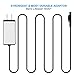 Ouweike ZSL060A Microsoft Surface Portable Mini Charger for Surface Pro 3 Pro 4 Pro 5 Surface Book & Surface Go, 65W 15V 4A Power Supply Adapter with 6.56ft Power Cord, Silver