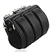 EVER FAITH 3 Layer Wide Belt Genuine Leather Men Wristband Bracelet Unisex Couple