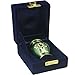 Small Keepsake Urn for Human Ashes - Mini Funeral Cremation Urn - Brass Hand Engraved - Fits a Small Amount of Cremated Remains - Display Burial at Home or Office Decor (Aria Tree of Life, Green