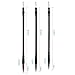 ASIV 3PCS Chinese Style Wolf Hair Chinese Caligraphy Kanji Japanese Sumi Drawing Brush Pen (Large,Medium,Small)