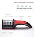 LPVLUX Kitchen Knife Sharpener - Stainless Steel 3-Stage Chef Knife Sharpening Tool With V-Slots For Shaping, Repairing & Polishing Blades - For Straight & Serrated Knives - Non-Slip Grip Base