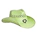 Boho Hip Cowboy Hat with Heart Concho, Natural Toyo Straw, Shapeable Brim