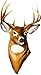 Deer Buck Head Wall Decal Hunting Camo Doe Movable Stickers Vinyl Wall Stickers