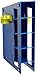 Heathrow Scientific - HEA20612M HD20612M Blue ABS Plastic Magnetized Manual Pipette Rack, 291mm Length x 88mm Width x 401mm Height