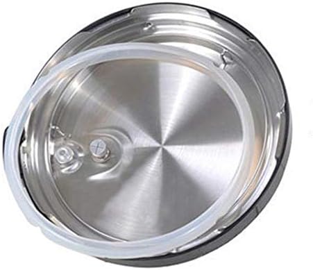 Strainer Multi-Functional Filter Spoon with Clip Food Kitchen Oil-Frying Salad BBQ Filter2PCS Electric Pressure Cooker Silicone Sealing Replacement Ring for 8L (Clear, 25.9cm)
