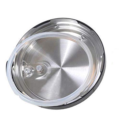 Strainer Multi-Functional Filter Spoon with Clip Food Kitchen Oil-Frying Salad BBQ Filter2PCS Electric Pressure Cooker Silicone Sealing Replacement Ring for 8L (Clear, 25.9cm)