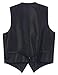Gioberti Men's Formal 4pc Satin Vest Necktie Bowtie and Pocket Square, Gold, 2X Large