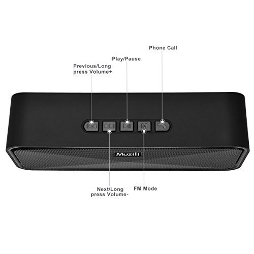 Portable-Wireless-Bluetooth-SpeakersMuzili-Outdoor-Portable-Stereo-Speakers-with-HD-Audio-and-Enhanced-Bass-Built-In-Dual-Driver-Speakerphone-Bluetooth-40Handsfree-CallingTF-Card-Slot