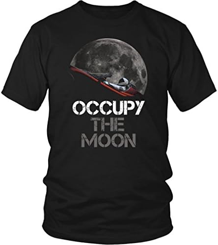 Shop Shop USA Occupy The Moon Spacex Starman District Unisex T-Shirt