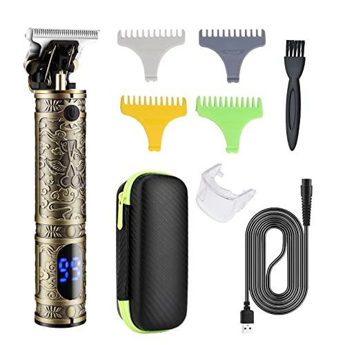 Suttik Hair Clippers for Men - Zero Gapped T-Blade Trimmer, Cordless Trimmers for Professional Barber - Liners & Edgers Clippers