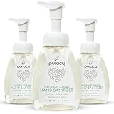 Puracy Natural Foaming Hand Sanitizer, Alcohol-Free, Hypoallergenic, Nontoxic, 8.5-Ounce (3-Pack)
