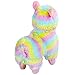 Alpacasso 6.7 Inch Rainbow Alpaca Plush, Stuffed Animals Toy for Kids