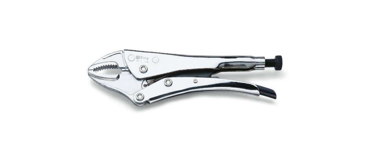 Beta 10529019 Model 1052 190K Adjustable Self-locking Pliers, Concave Jaws, Butter Packed, 190mm