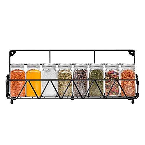 INOMO Wall Mount Spice Rack Stackable Foldable Spice Racks Organizer