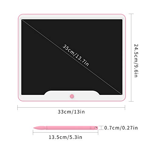15 Inch LCD Writing Tablet, WOBEECO Electronic Drawing Tablet Kids Tablets Doodle Board Writing Pad for Kids and Adults at Home, School and Office with Lock Erase Button