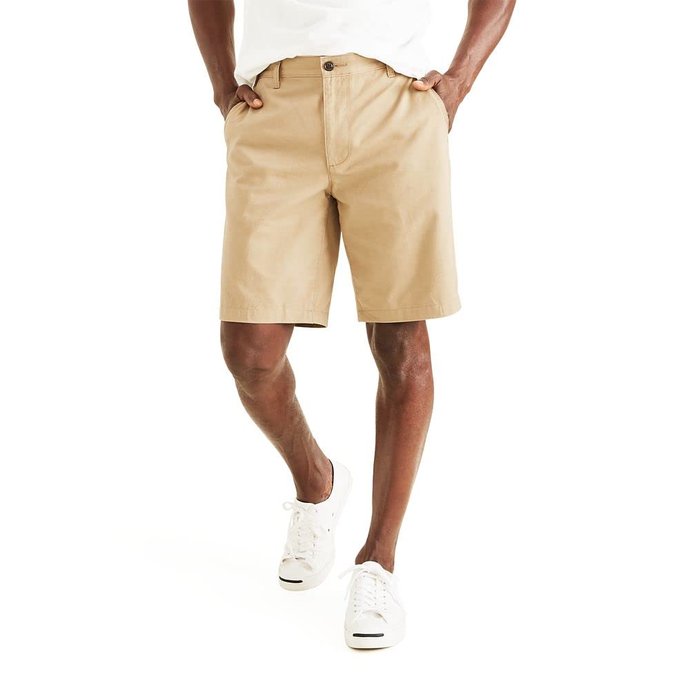 Photo 1 of ***(HEAVILY USED/ MINOR DAMAGE)***Dockers Men's Big & Tall Perfect Short Classic Fit 10.5", Sand Dune Khaki, 46
