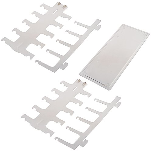 Sunglasses holder,Petforu,Detachable Sunglasses stander holder Glasses Rack 2 Row 10 Pairs Transparent