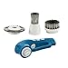 Household Handheld Battery Rechargeable Power Scrubber with Stainless Steal Brush for Barbecue Gas Grill, Kitchen, Bathroom Blue